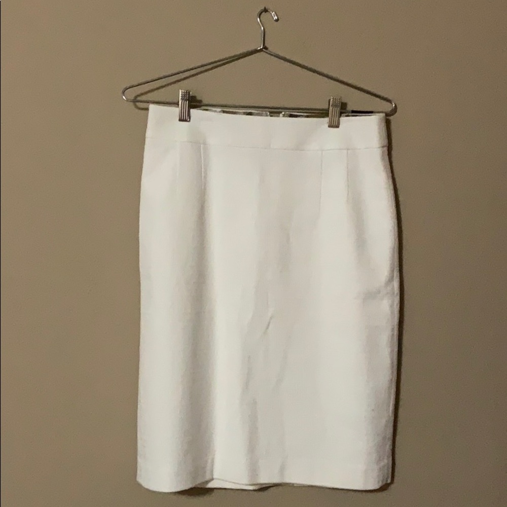 Cream/Off White Banana Republic Pencil Skirt